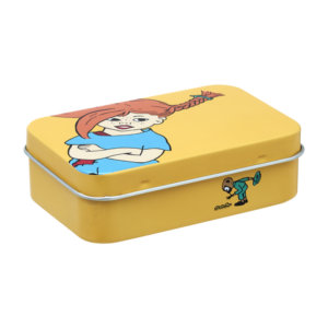 Pippi tin box 10x6,5x3cm Strongest