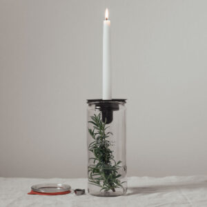 Kandelaar op bokaal (zonder bokaal)