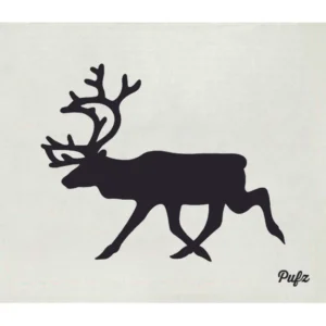 Vaatdoek Reindeer, white