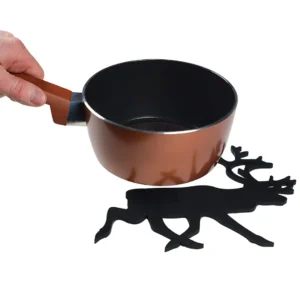 Alternative view of Onderzetter Reindeer, black