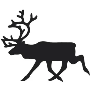 Onderzetter Reindeer, black